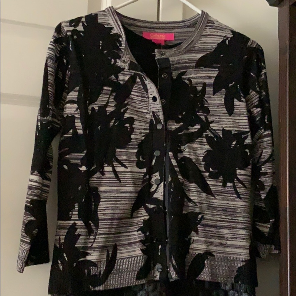 NWT Catherine Malandrino cardigan w/ snap buttons